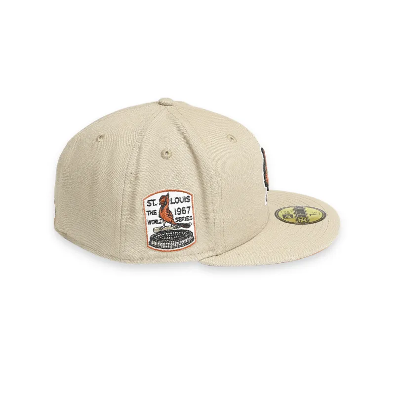 [70699248] St. Louis Cardinals 67 WS Tan 59FIFTY Men's Fitted Hat