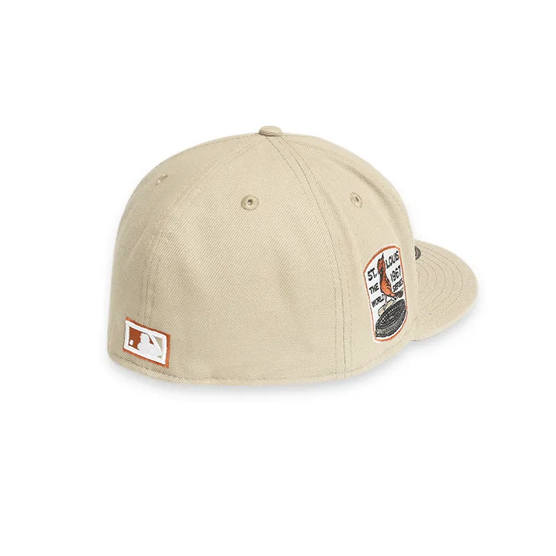 [70699248] St. Louis Cardinals 67 WS Tan 59FIFTY Men's Fitted Hat