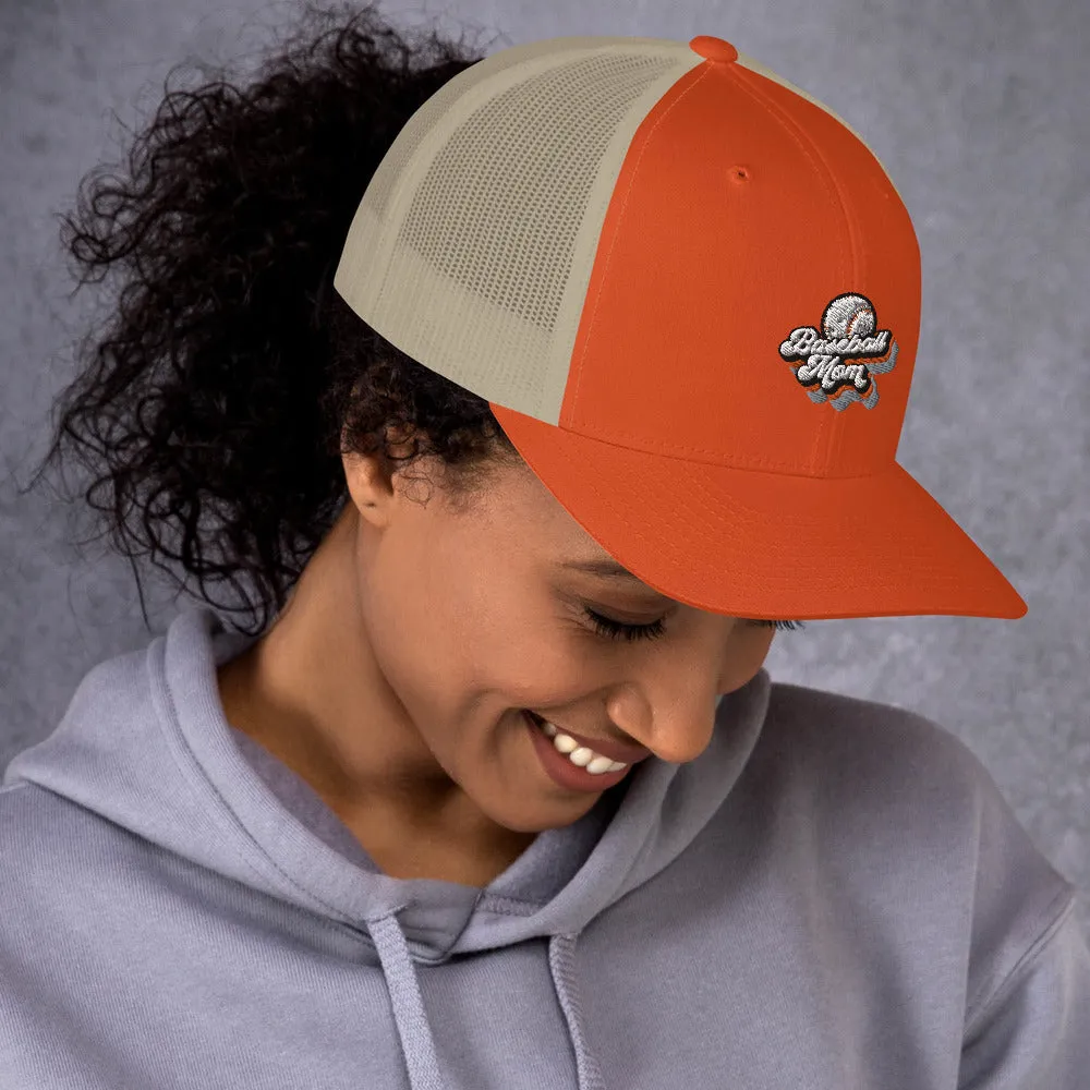Baseball Mom Trucker Cap