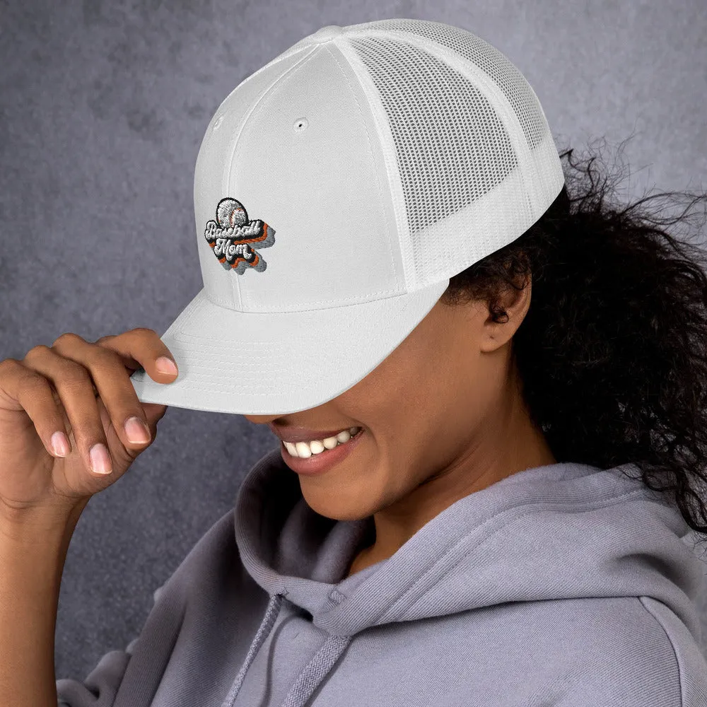 Baseball Mom Trucker Cap