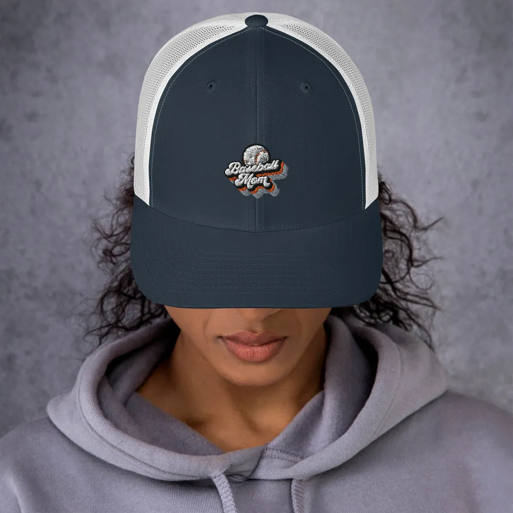Baseball Mom Trucker Cap