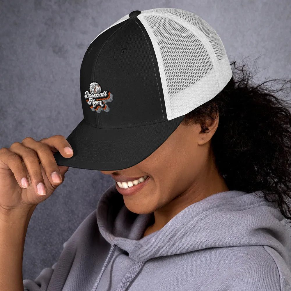 Baseball Mom Trucker Cap