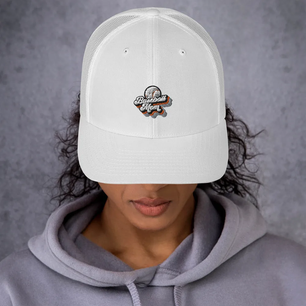 Baseball Mom Trucker Cap