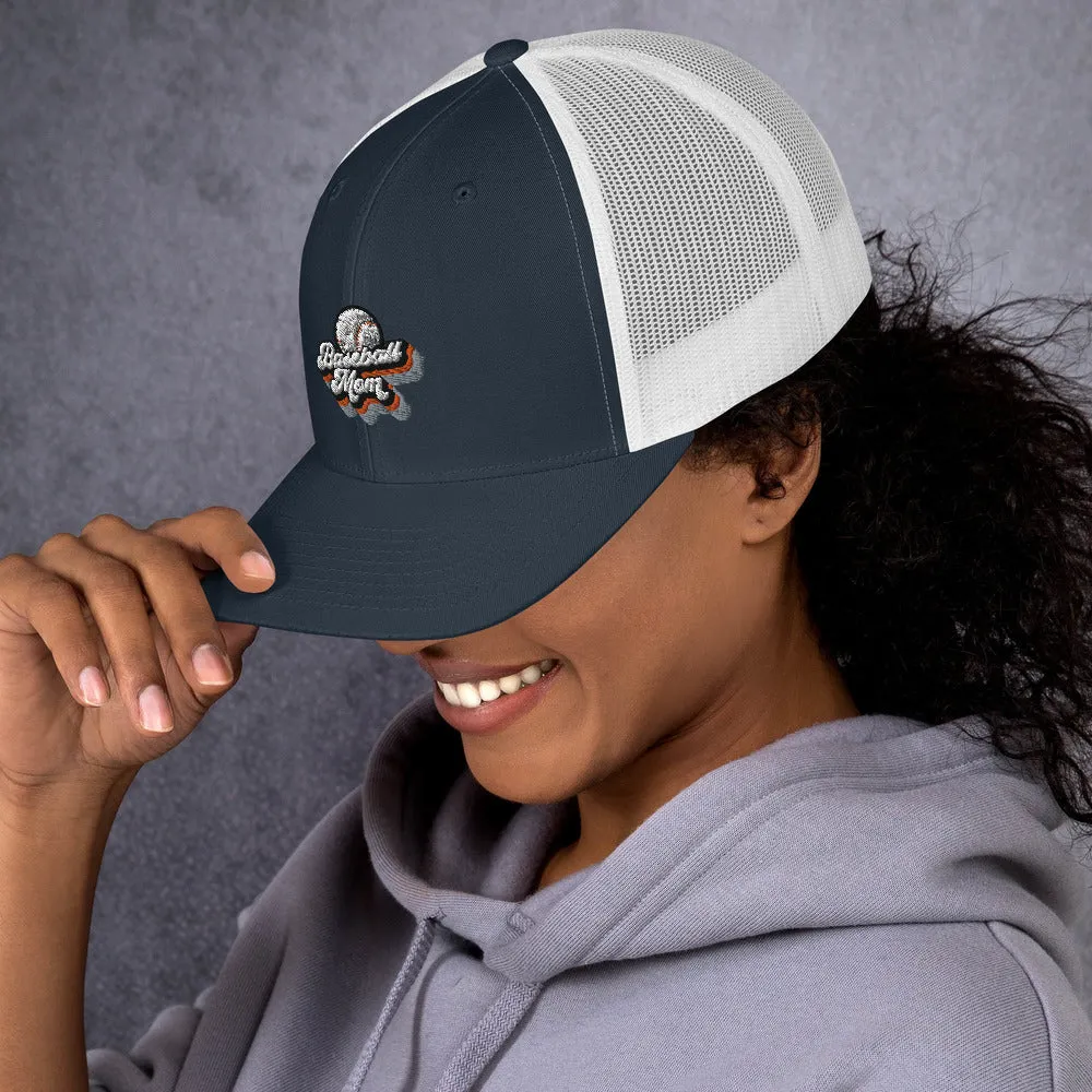 Baseball Mom Trucker Cap