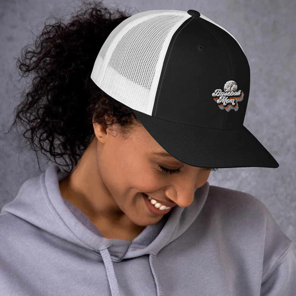 Baseball Mom Trucker Cap