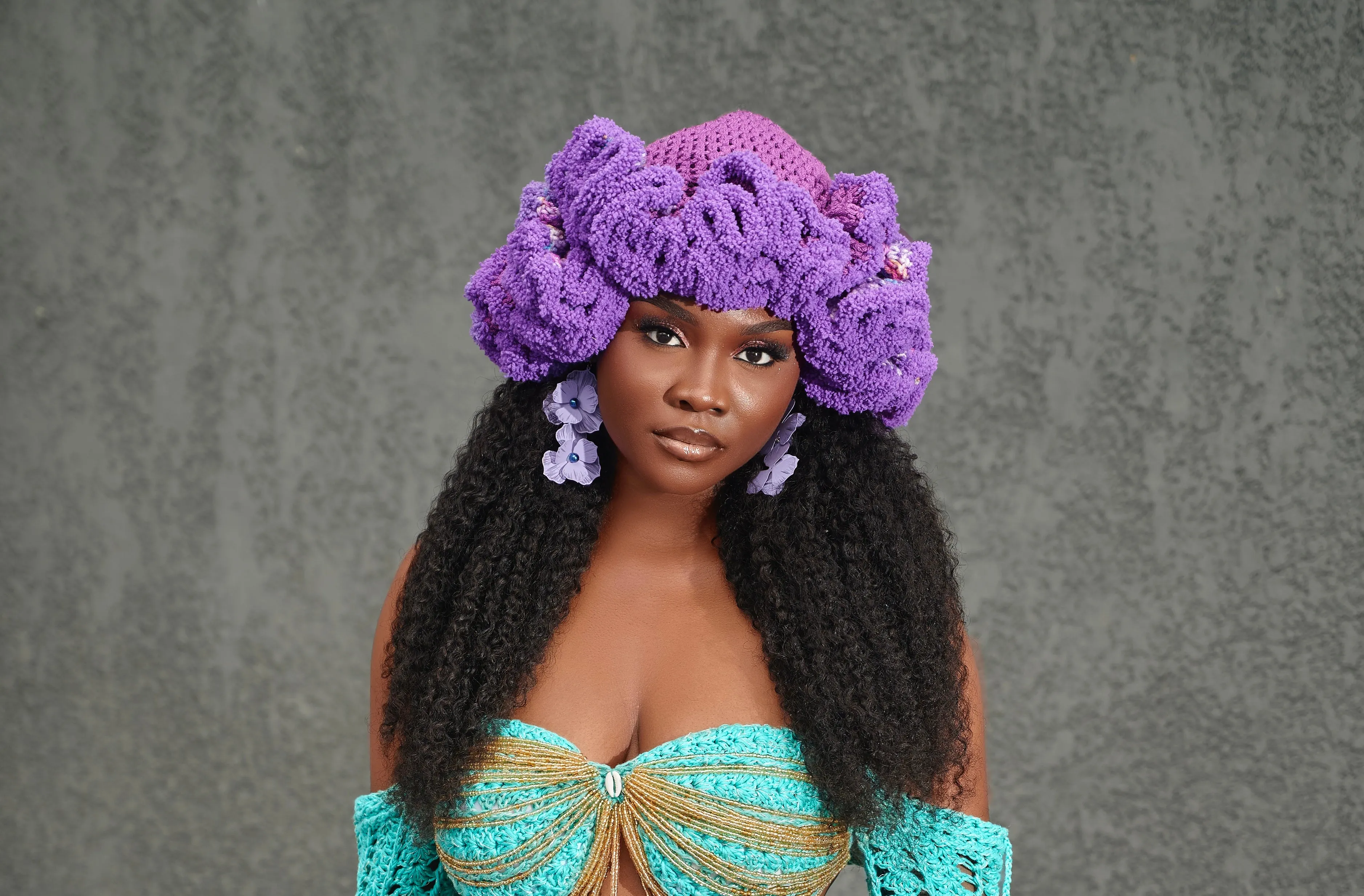 Custom Ruffled Hat (Your own preferred color)