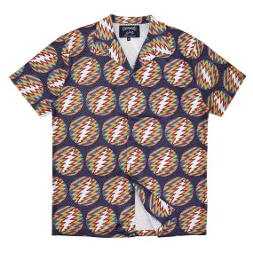 Grateful Dead | Mesh Button Down | Rainbow Bolt