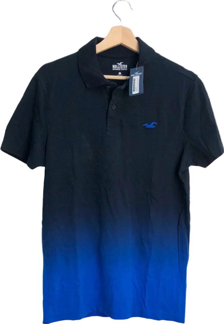 Hollister Blue Ombre Polo Shirt UK M