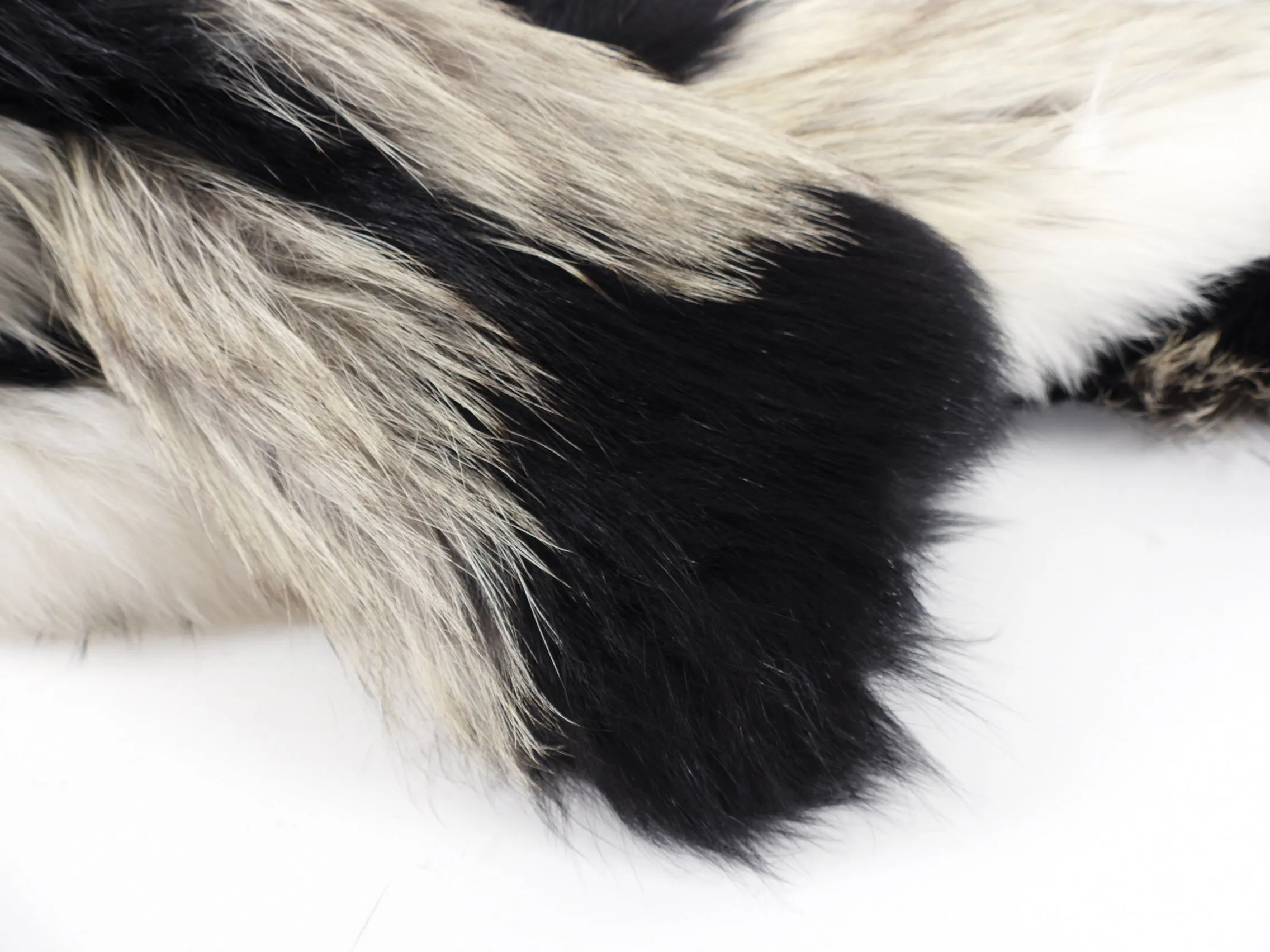 J Mendel Multi Knit Fox Fur Jacket - S