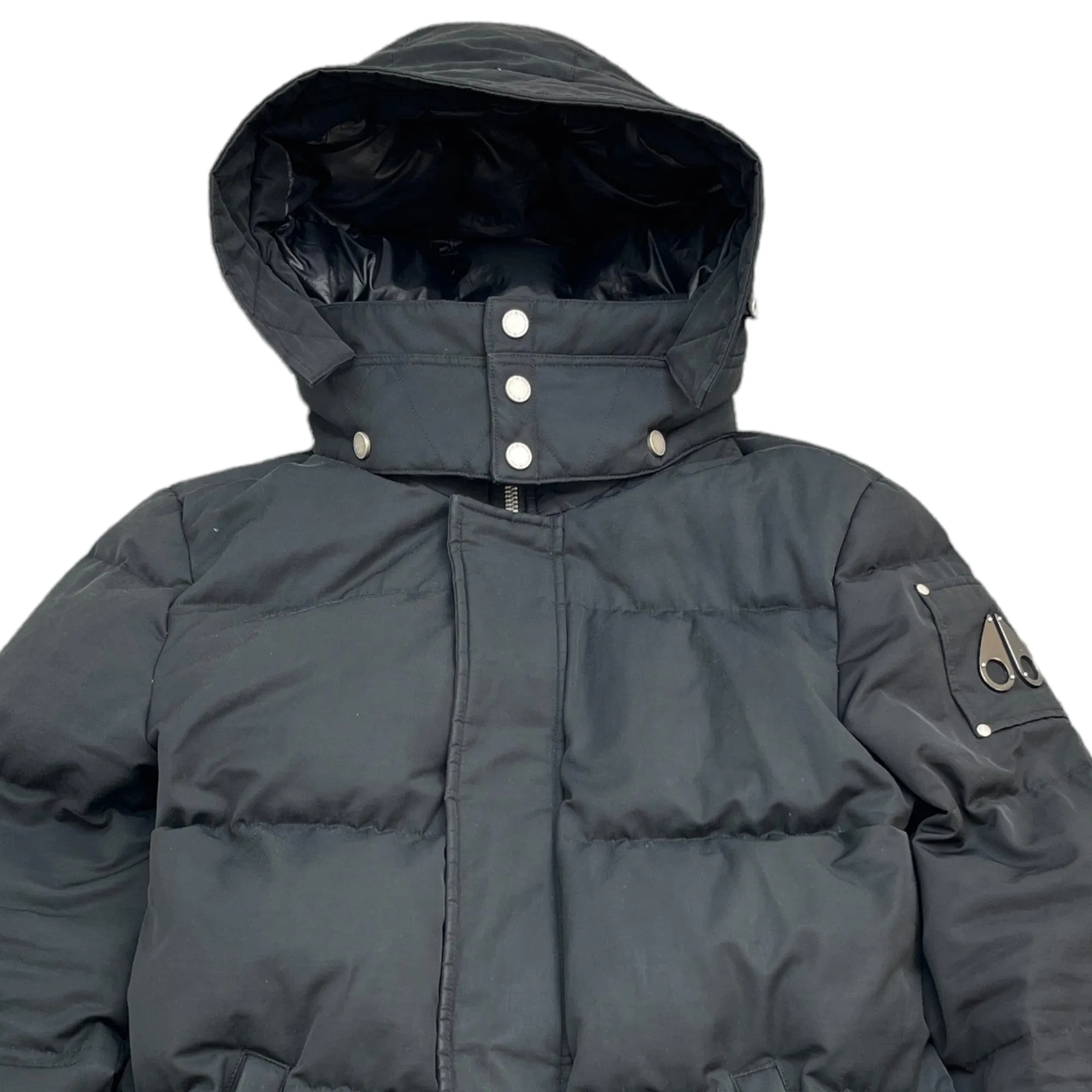 Premium Mens Medium Size 3Q Black Down Jacket