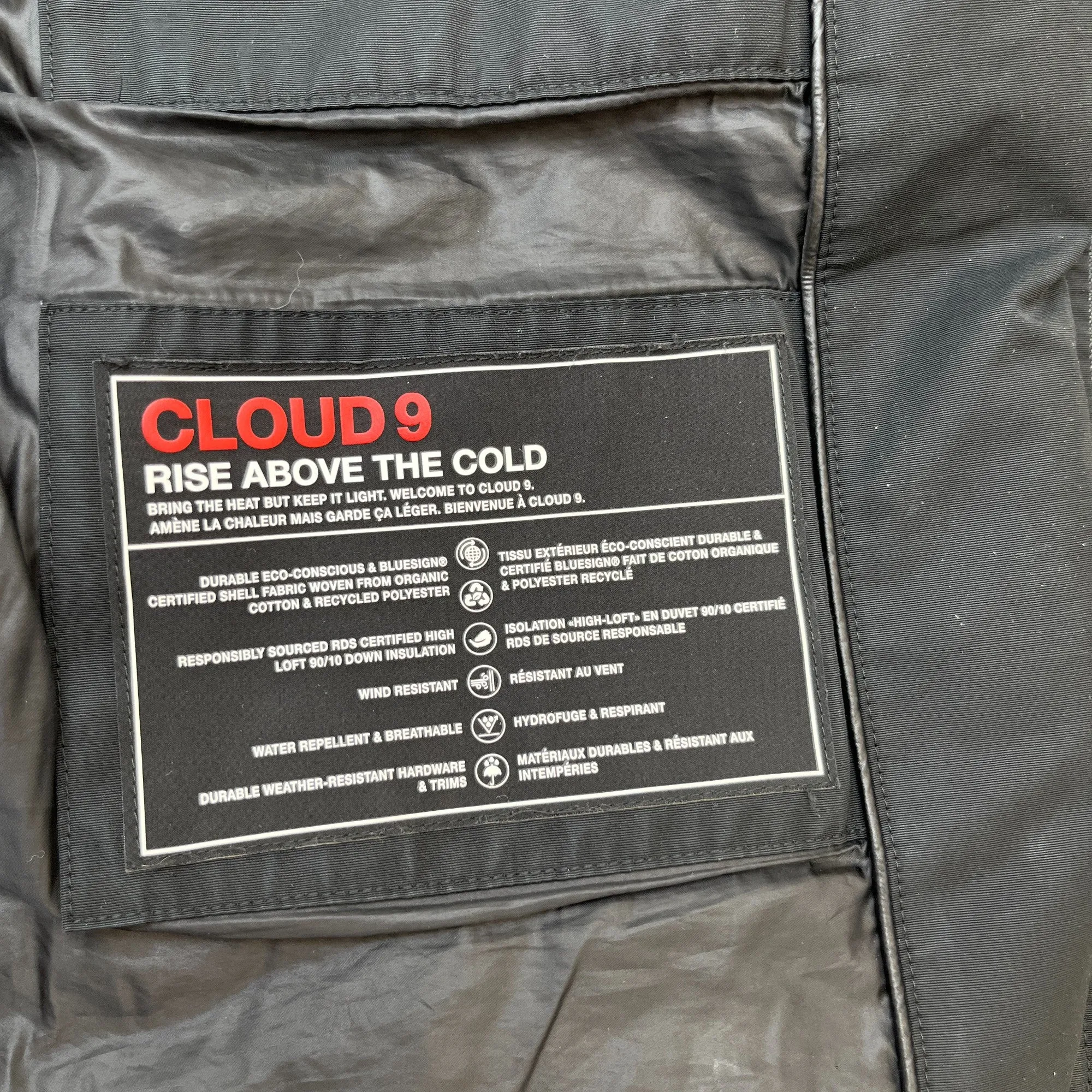 Premium Mens Medium Size 3Q Black Down Jacket