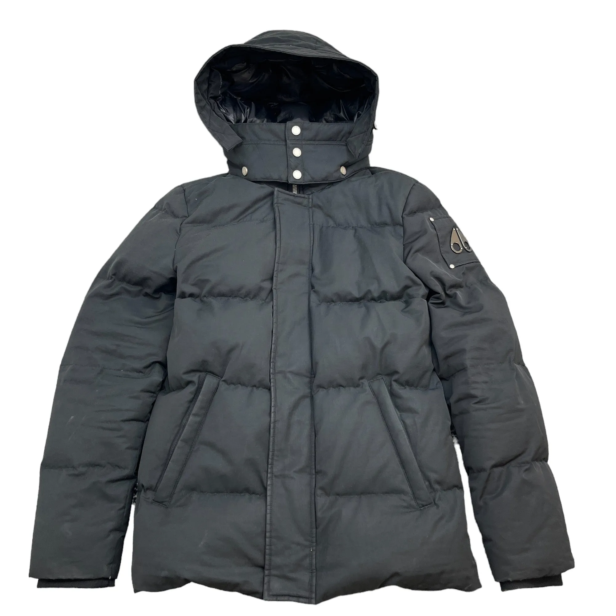 Premium Mens Medium Size 3Q Black Down Jacket