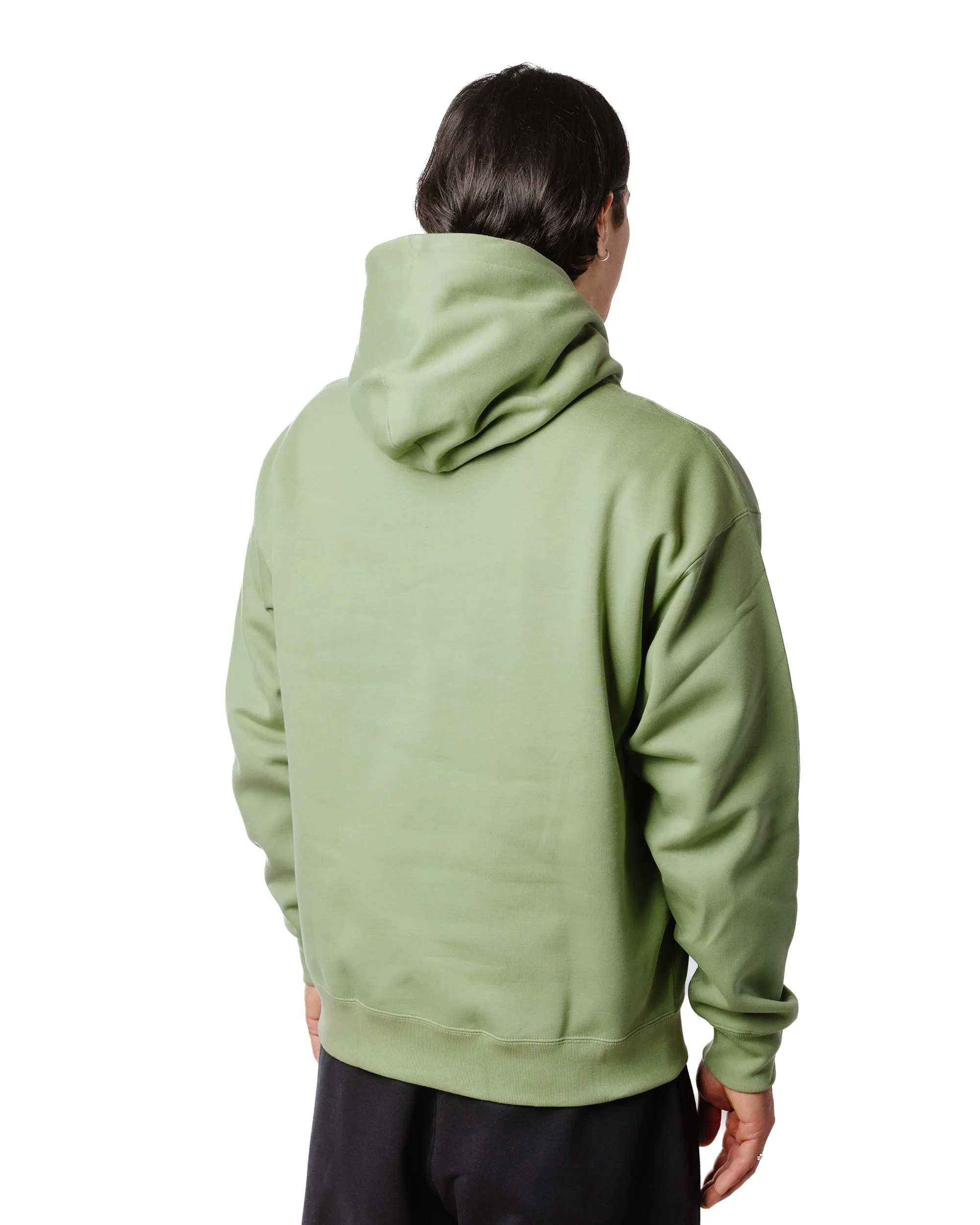 Nike Solo Swoosh Fleece Pullover Hoodie Oil Green