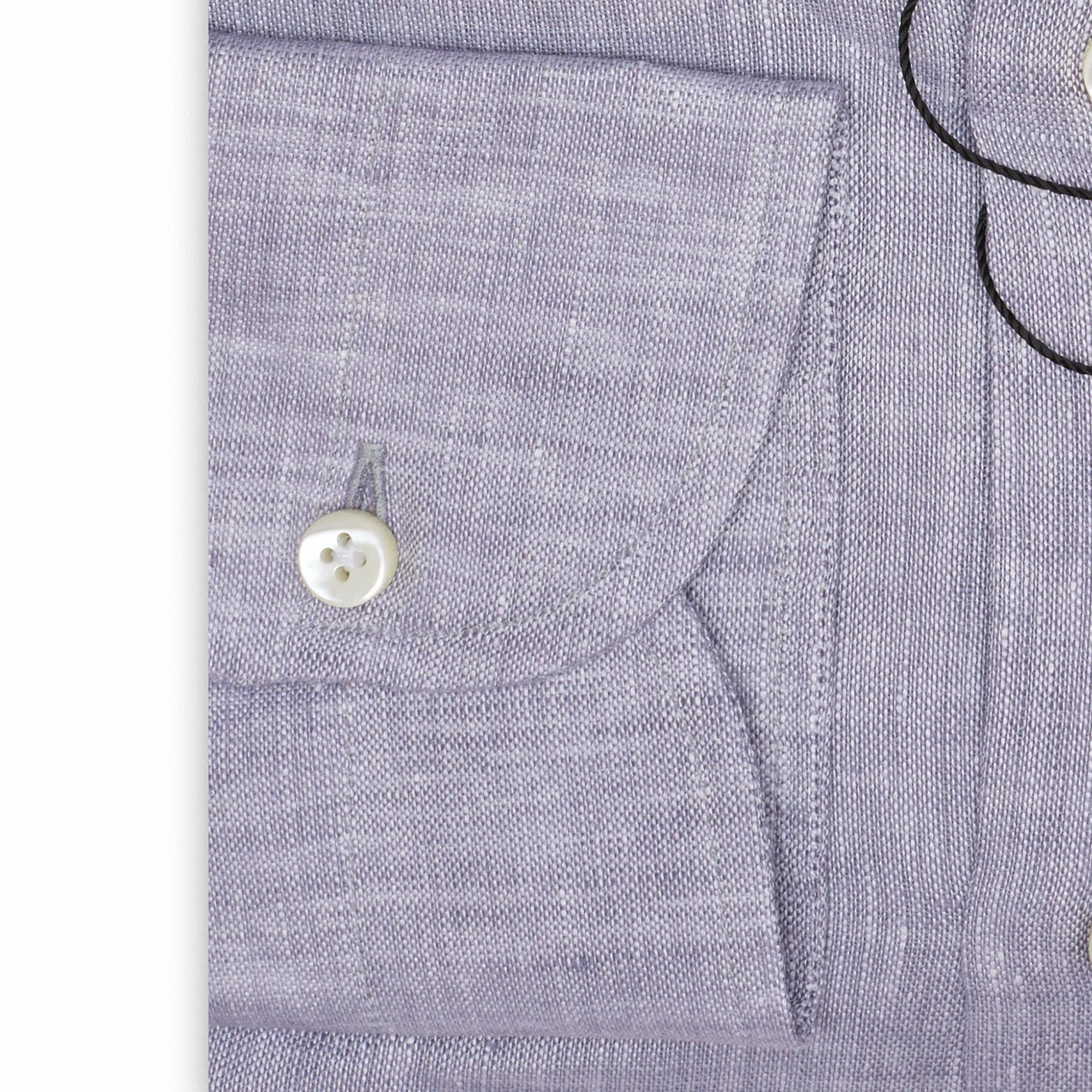 SARTORIO Napoli by KITON Levander Linen Button-Down Casual Shirt NEW
