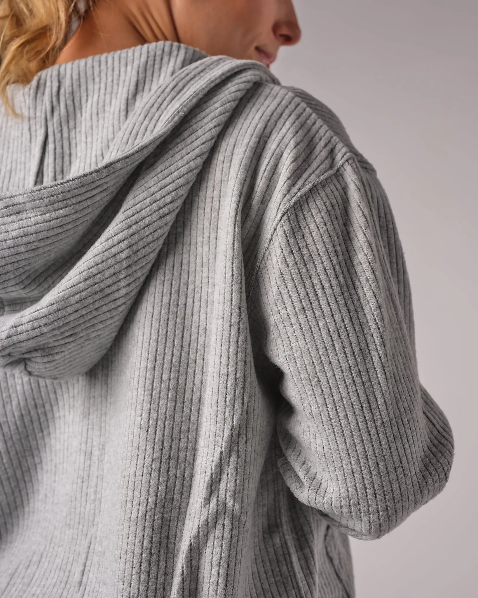 Womens Lightweight Zip - Grey