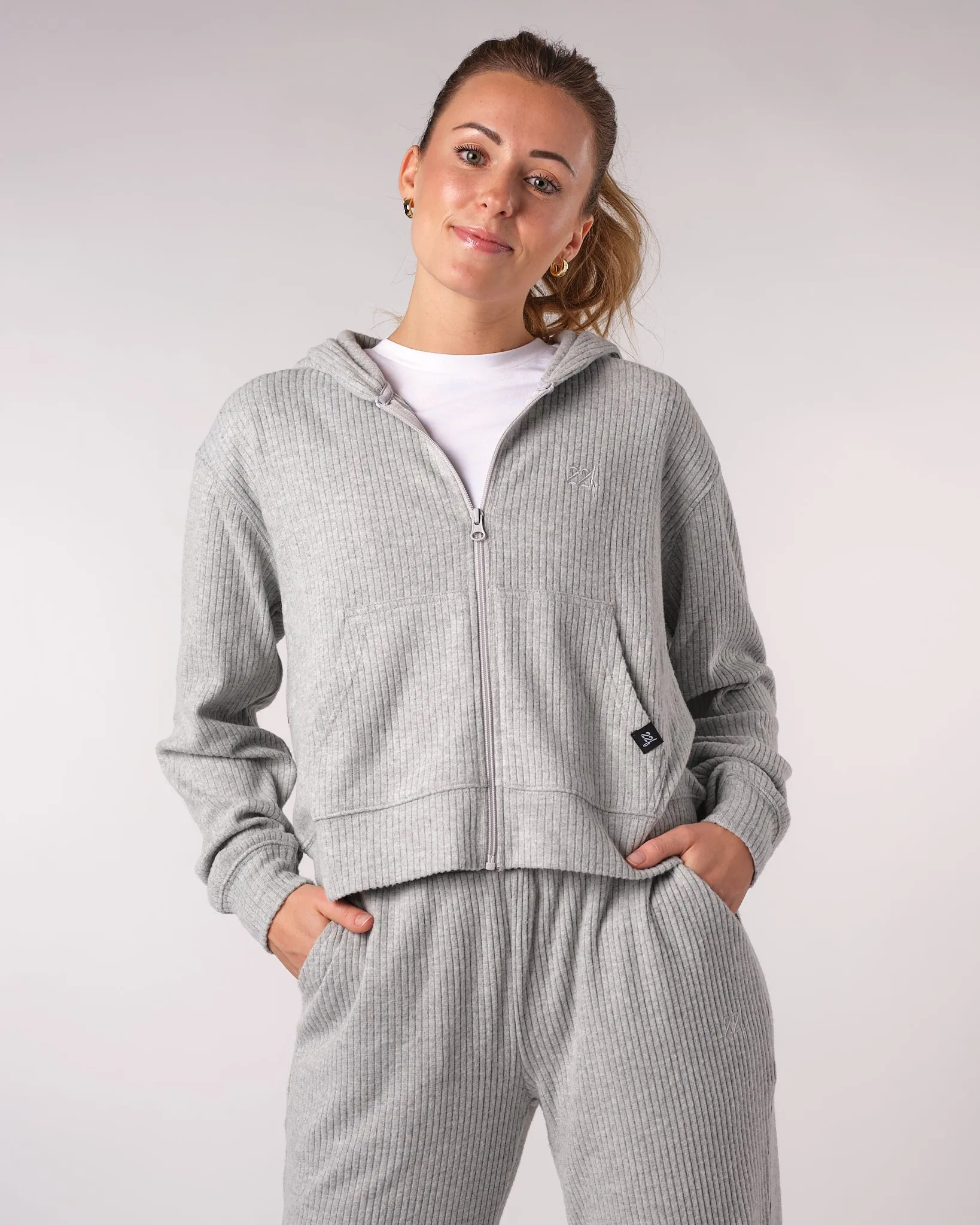 Womens Lightweight Zip - Grey