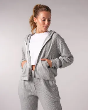 Womens Lightweight Zip - Grey